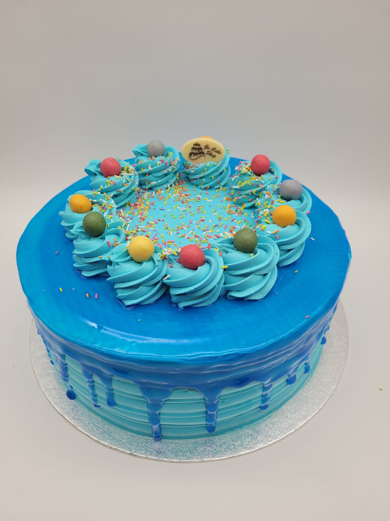Bubblegum Blue DIY cake kit – Clever Crumb
